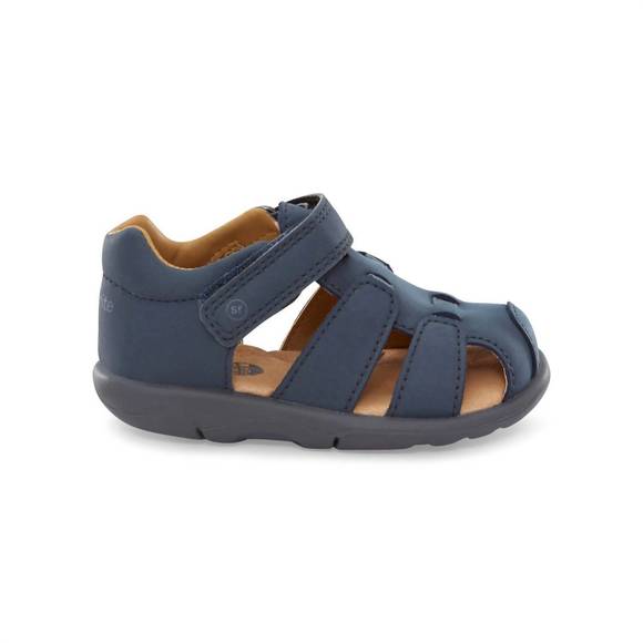 NEW STRIDE RITE little kids archie sandal in navy - Picture 2 of 7